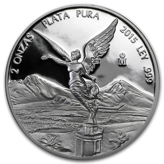 2015 Mexico 2 oz Silver Libertad Proof (In Capsule) 2015 Mexico 2 oz Silver Libertad Proof (In Capsule)